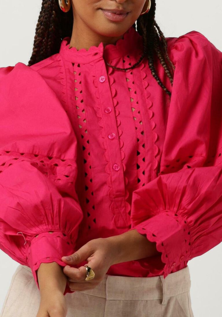 ANTIK BATIK fuchsia antik batik blouse rodo blouse