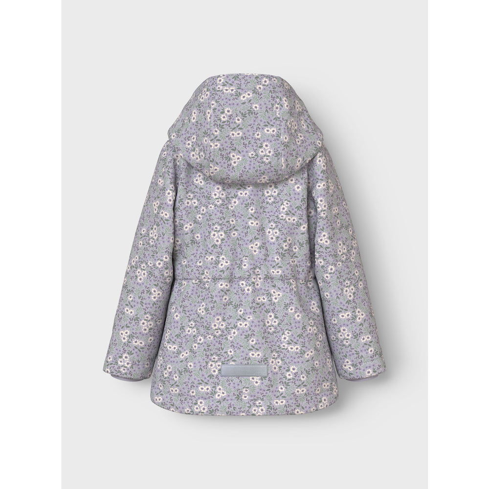 Køb Name It Misty Lilac Small Flower Maxi Li Jakke AOP