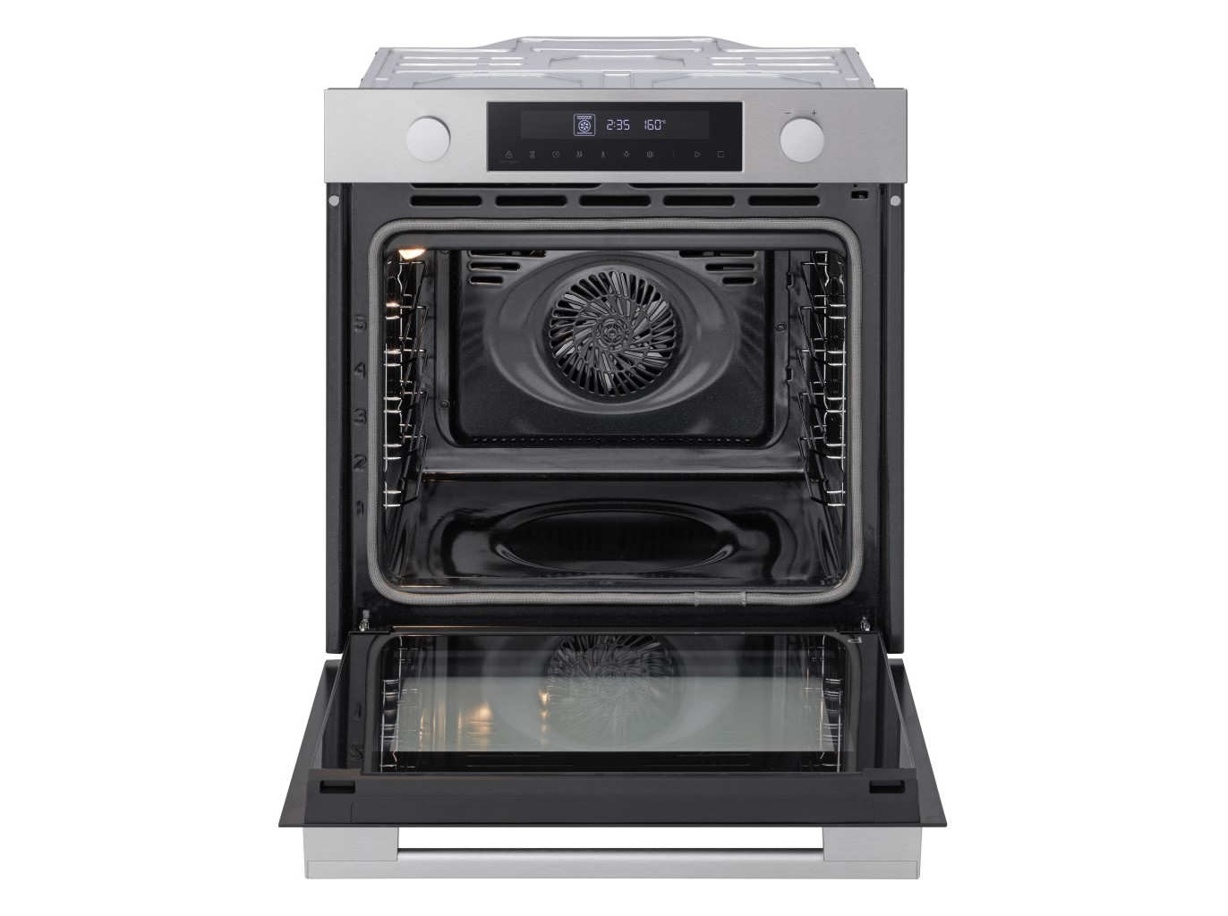 FORNO DE ENCASTRE LG WS5D7230S INOX 72L PIROLITICO