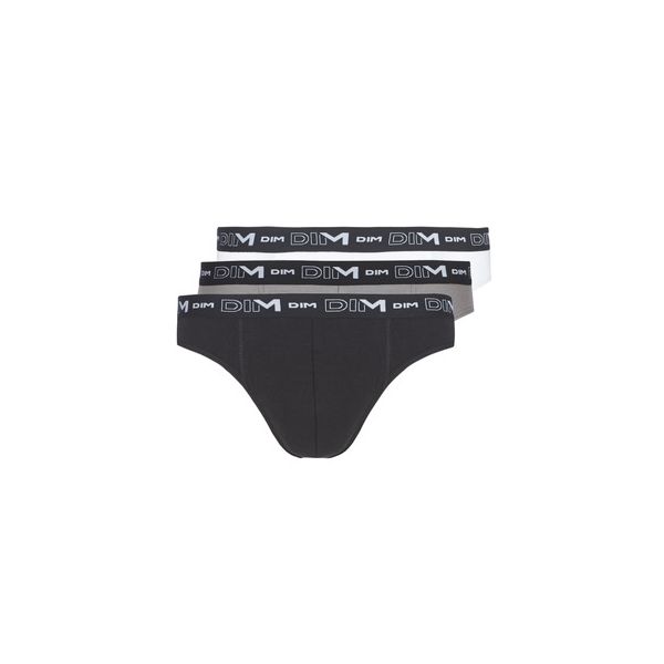 DIM Cuecas Coton Stretch X3 Preto XXL - D6595-788-EU XXL