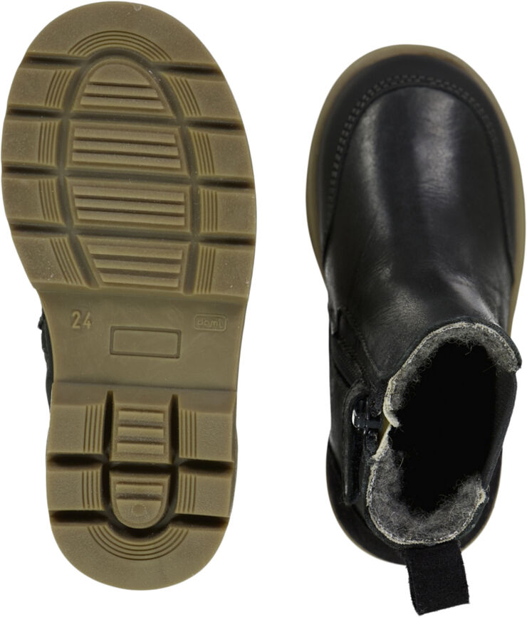 Wheat Benne Elastic Zip Tex Black granite