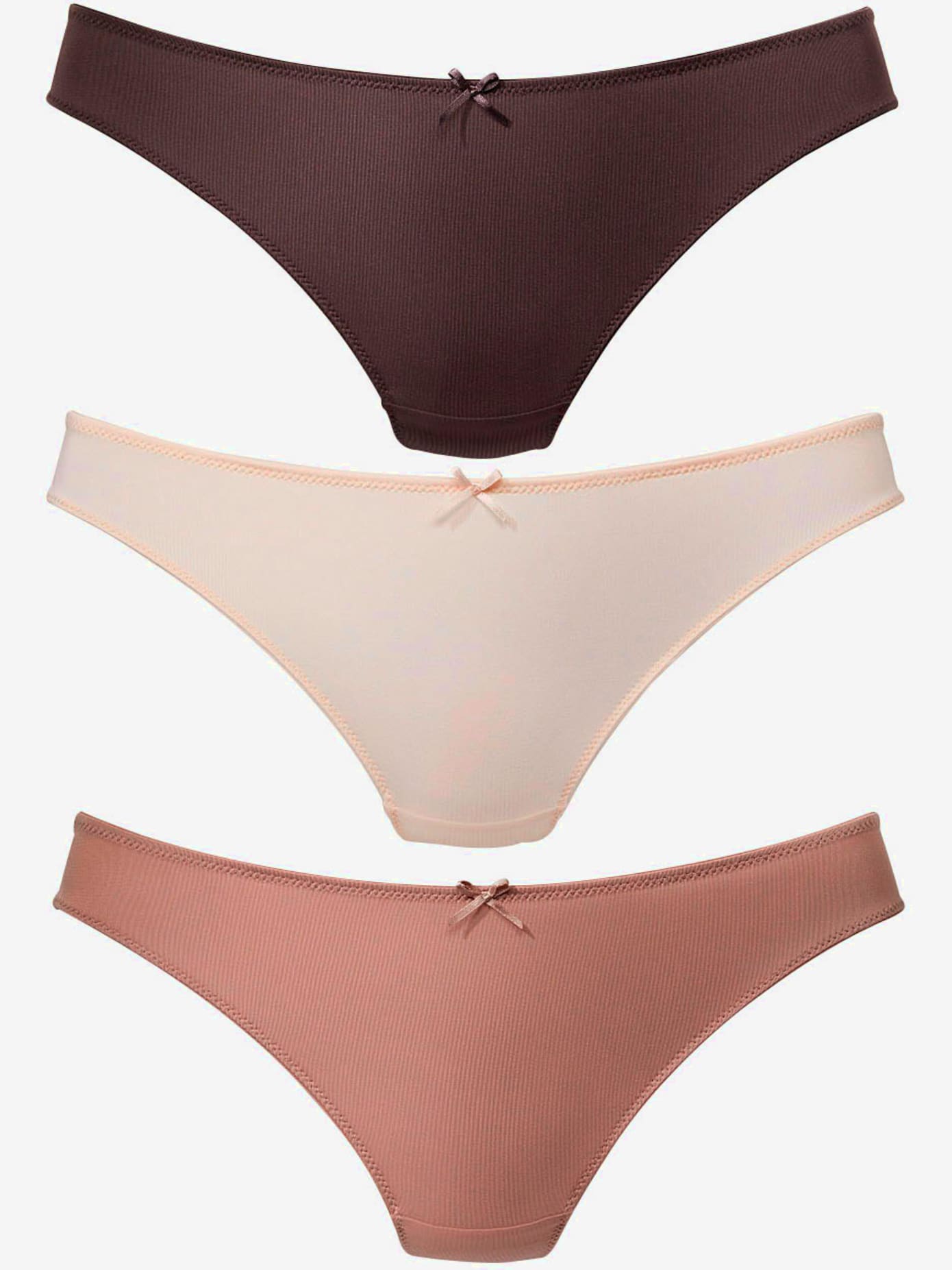 Lot de 3 strings petite fleur