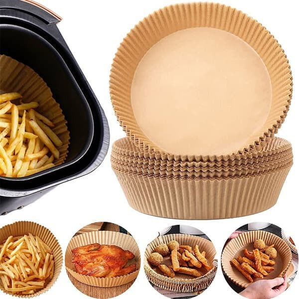 Rundt bagepapir til Airfryer 20 cm