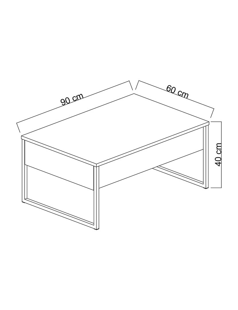 Luxe White Gold Coffee Table