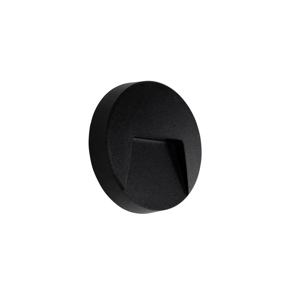 Qazqa tuinspots gem zwart geïntegreerde led