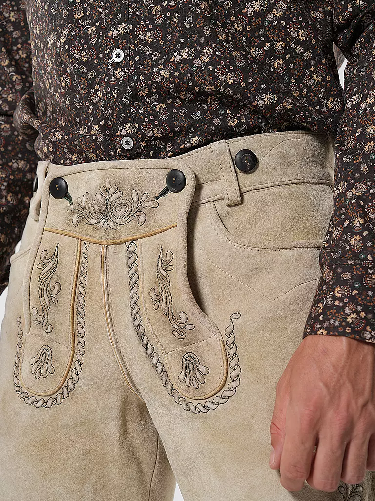 BECKERT Lederhose  creme