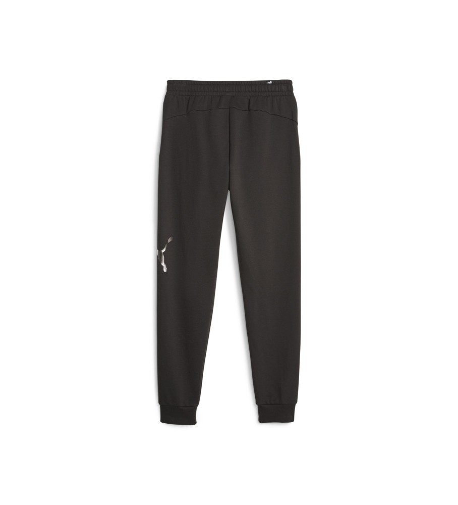 Calça Puma ESS+ Logo Holiday Preta