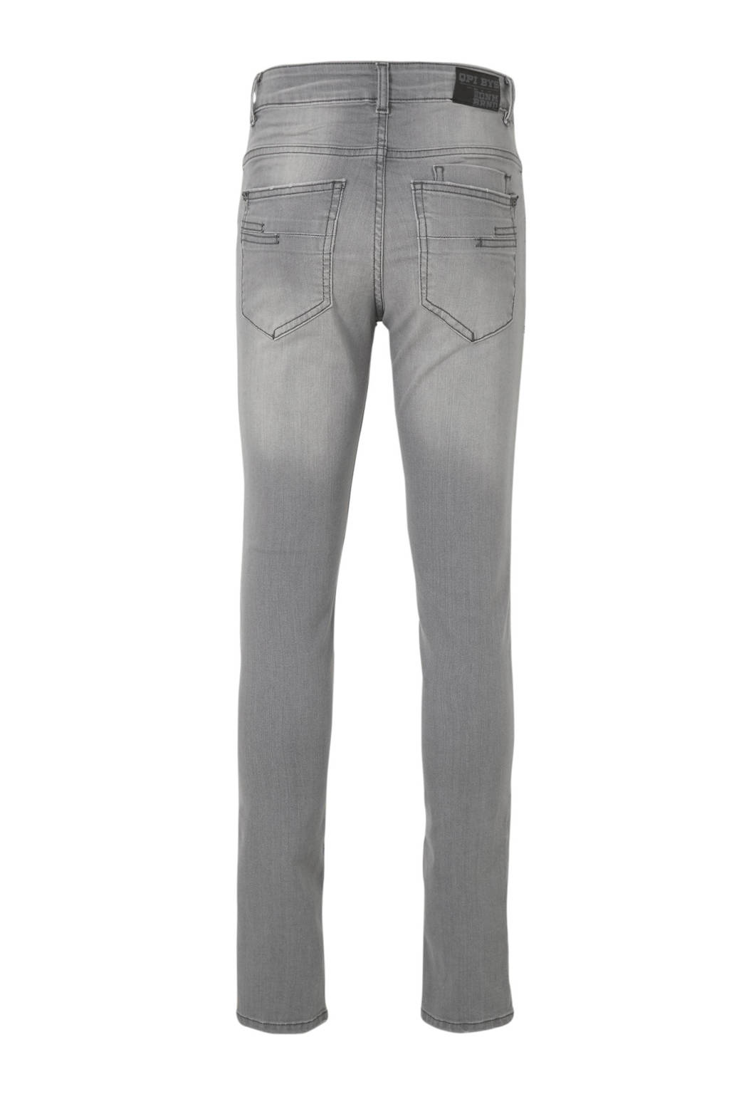Quapi skinny fit jeans Qjake grijs