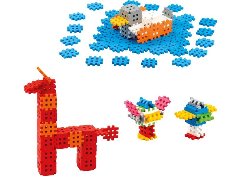 Max Bersinger Baukasten Marioinex Mini Waffle - 140 Teile Konstruktionsspielzeug