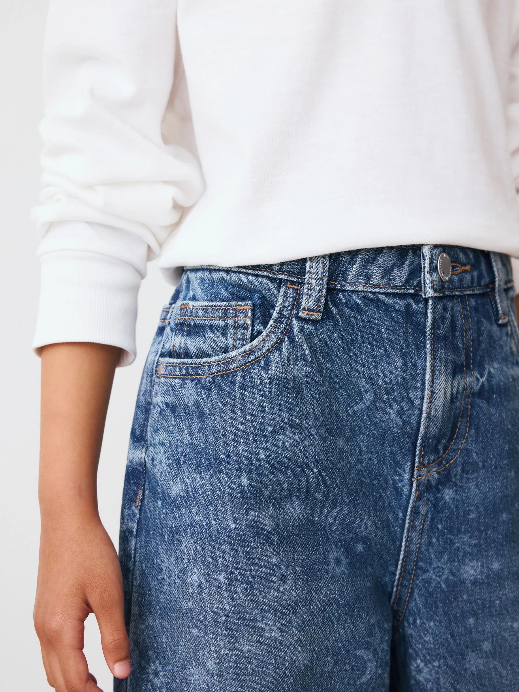 Denim Ster Laser - Barrel jeans (3-16jaar)