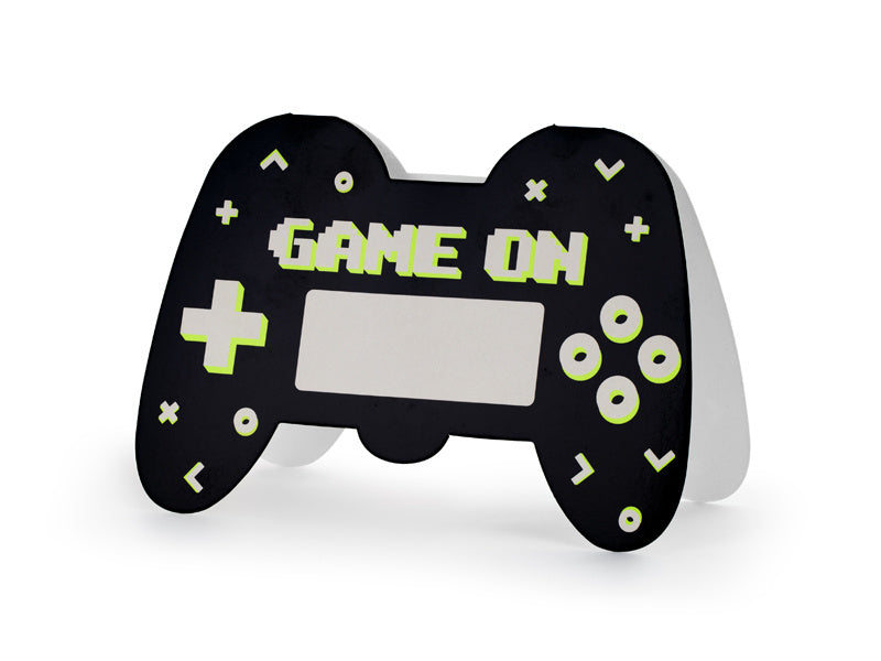 Gaming Party Uitnodigingen 16cm 6st