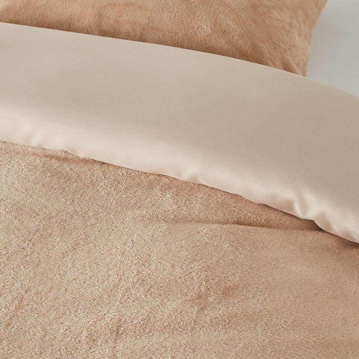 SO'HOME<br>Conjunto de cama em fleece macio, fronha quadrada Polar