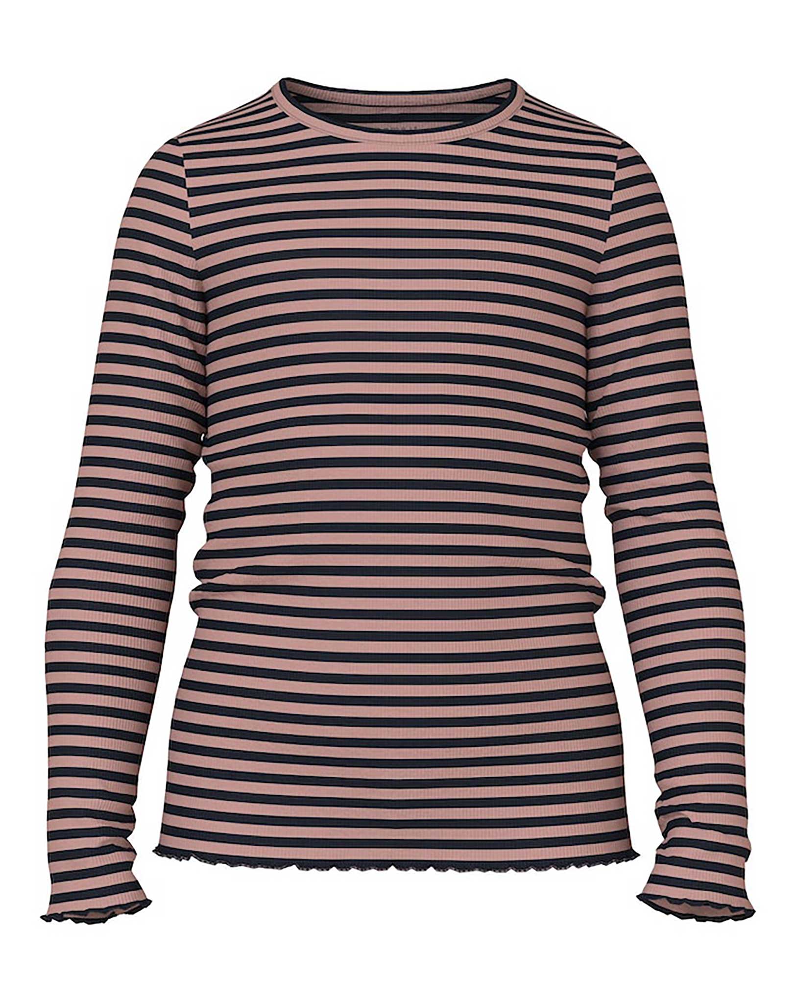 Langarmshirt NKFVEMMA STRIPES in dark sapphire