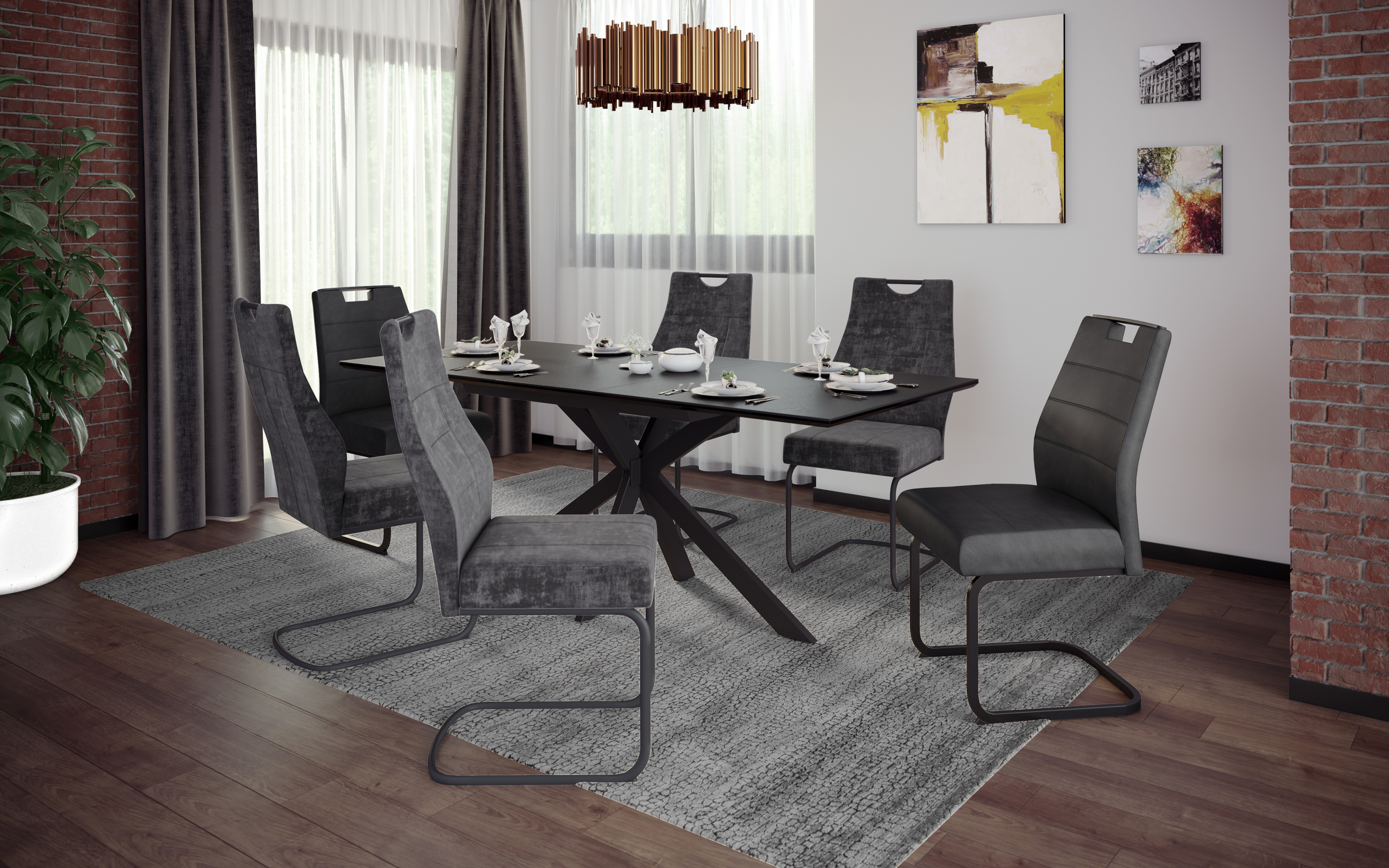 Freischwinger LINDA 2er Set