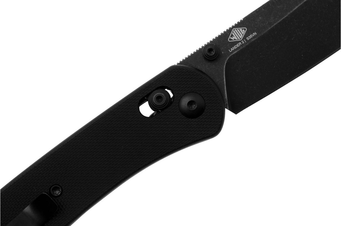 KNAFS Lander 2 EDC KNAFS-00181 Fast Swap Scales Black G10, Clutch Lock, zakmes