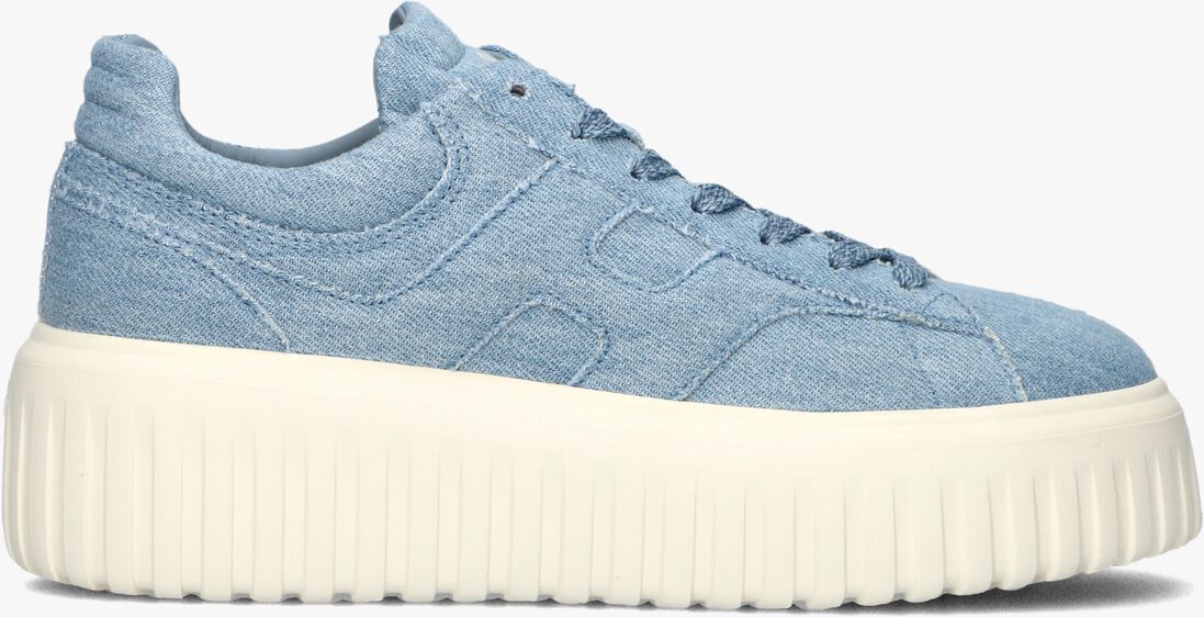blauwe hogan lage sneakers h-stripes