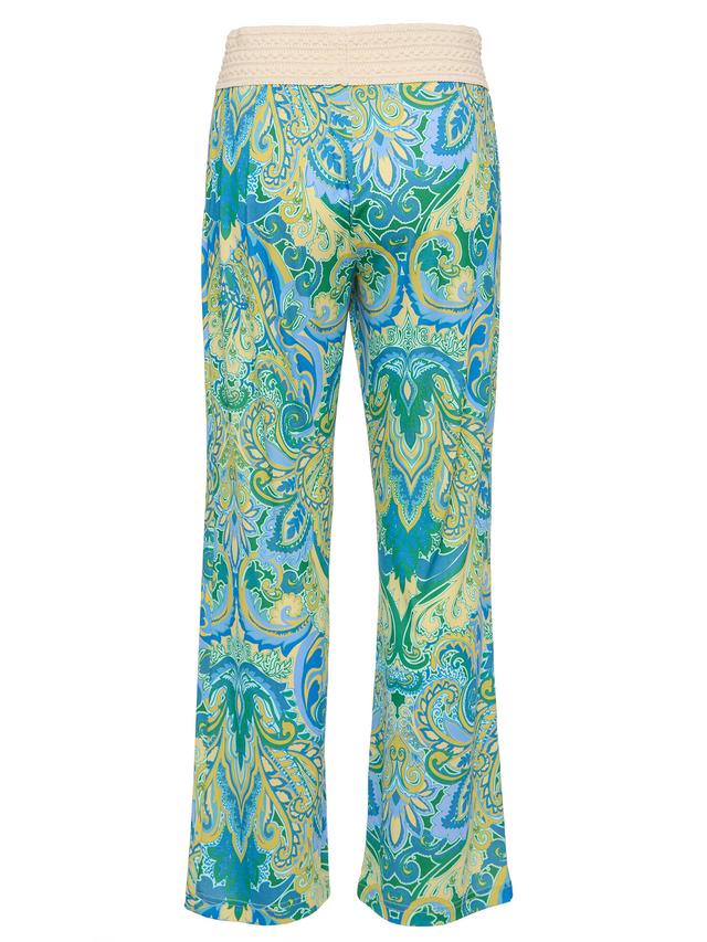 Palazzohose mit Paisleyprint