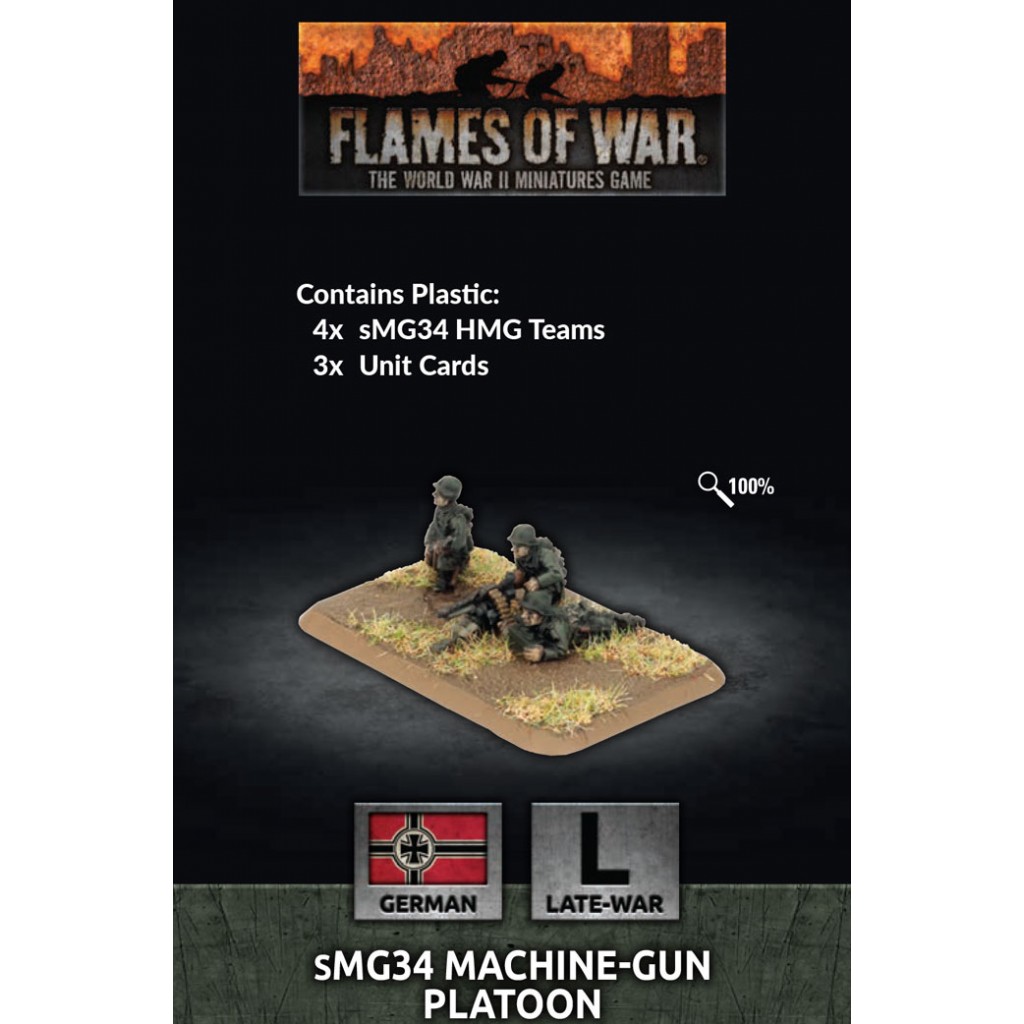 Flames of War - sMG34 Machine-gun Platoon