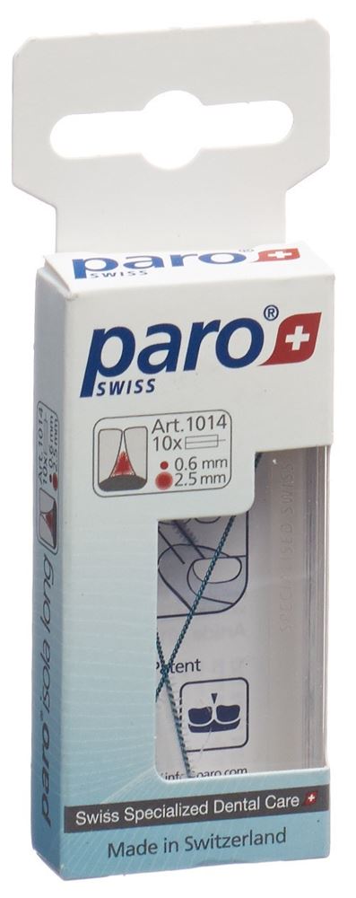 PARO Isola Long 2.5mm xx-fein blau zylindrisch 10 Stk