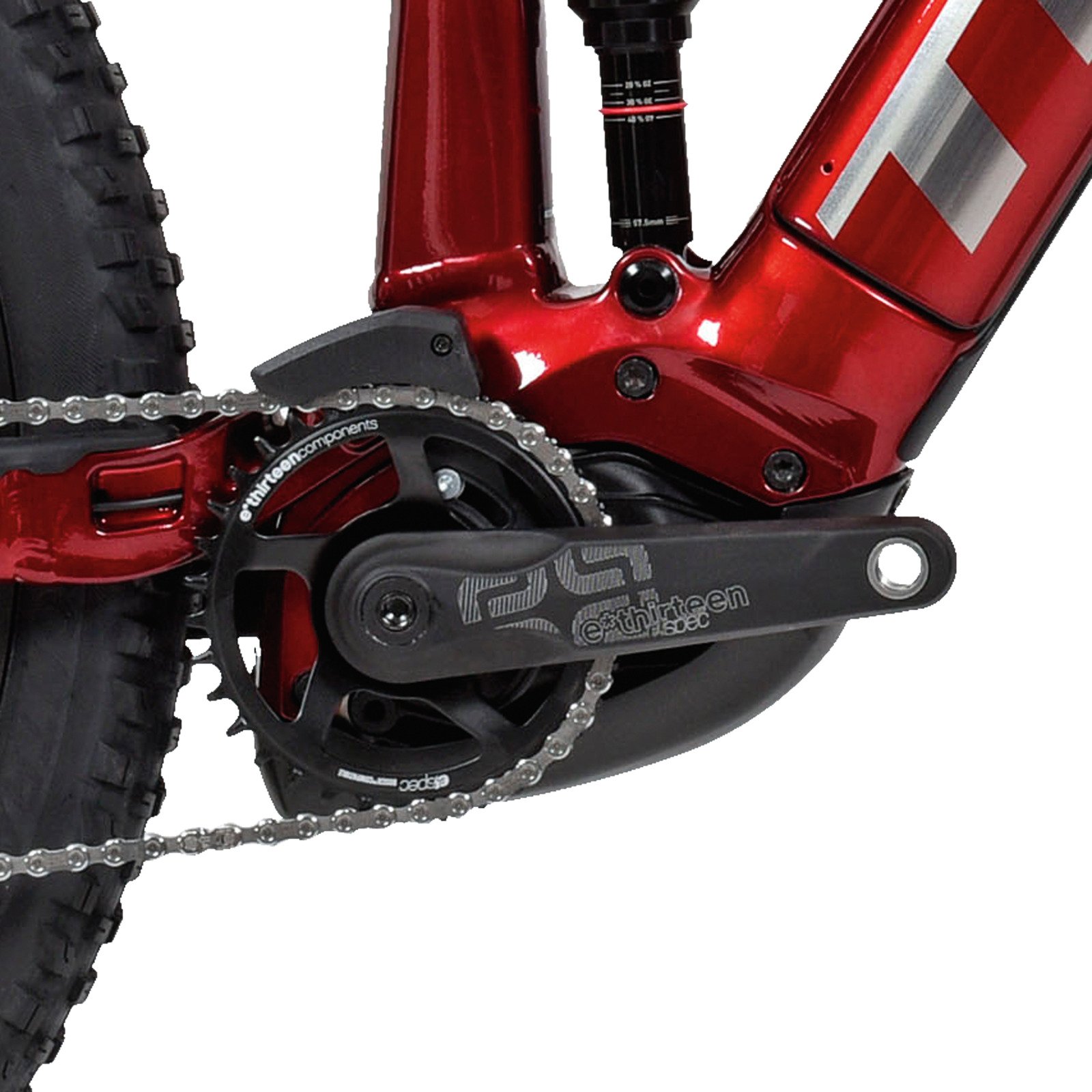 Trek E-Fully-Bike Rail 5 625 Wh Gen 3 M, rot