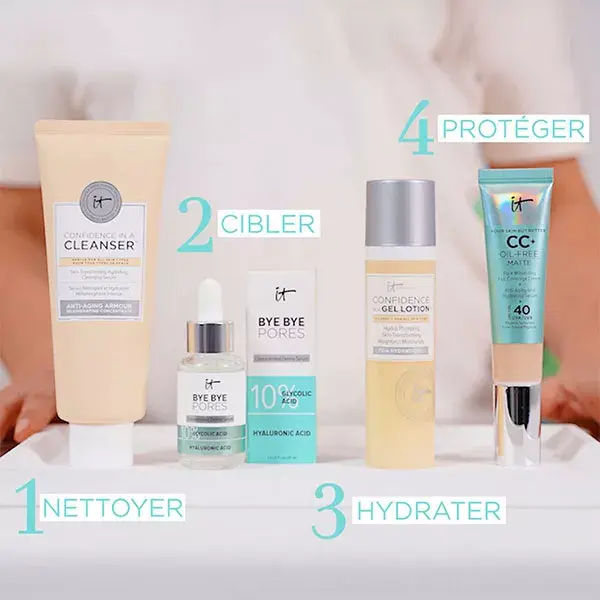 Sérum Facial Bye Bye Pores da IT Cosmetics: Minimiza os Poros Visíveis com Ácido Glicólico - 30ml