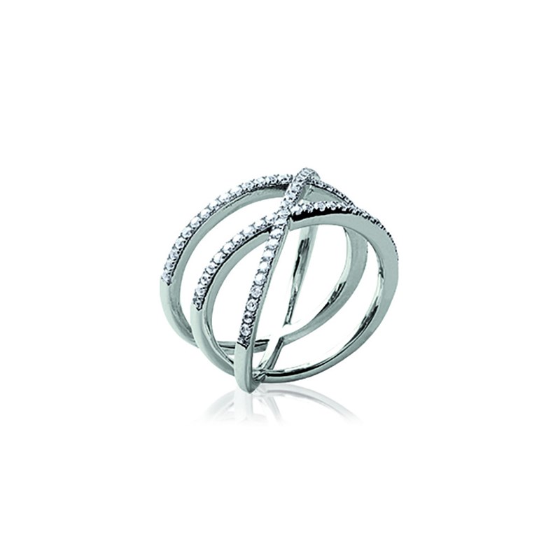 Bague Femme - Argent 925 - Oxyde de zirconium