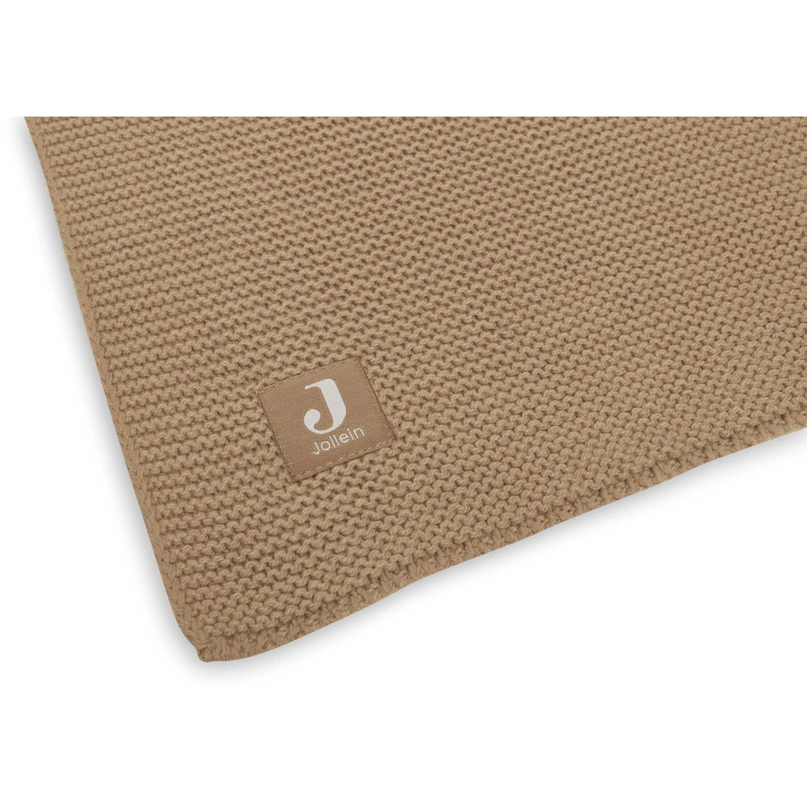 jollein Strickdecke 100x150cm Basic Knit Biscuit