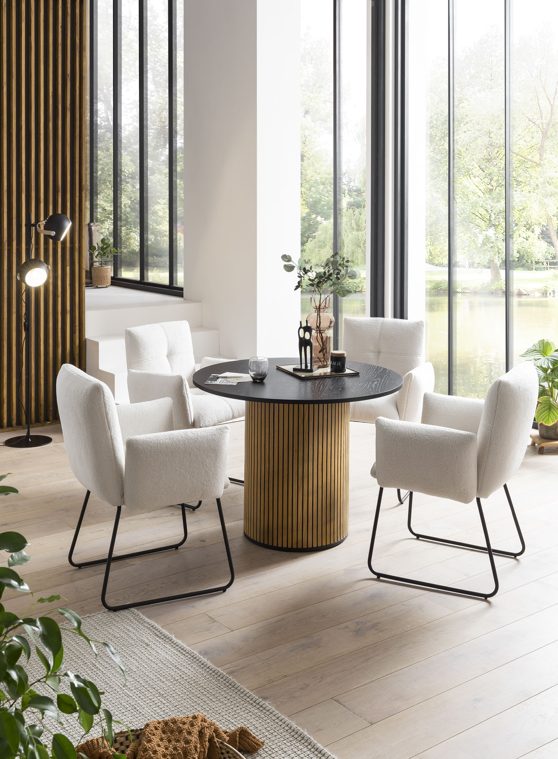 Esstisch Ø 100 cm Esszimmertisch Küchentisch Tisch Holztisch