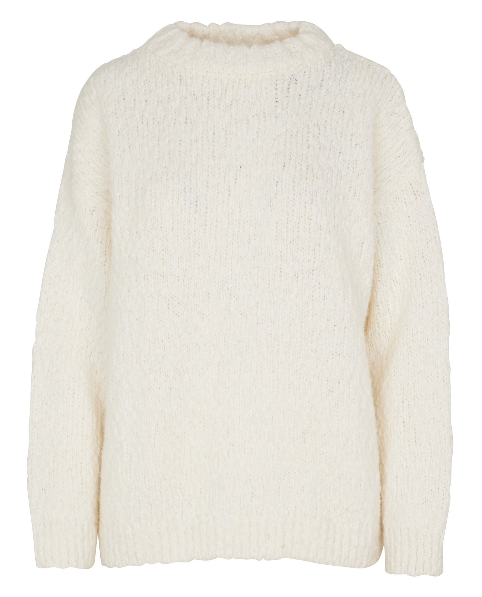 ELAIS - Pull col rond| Blanc