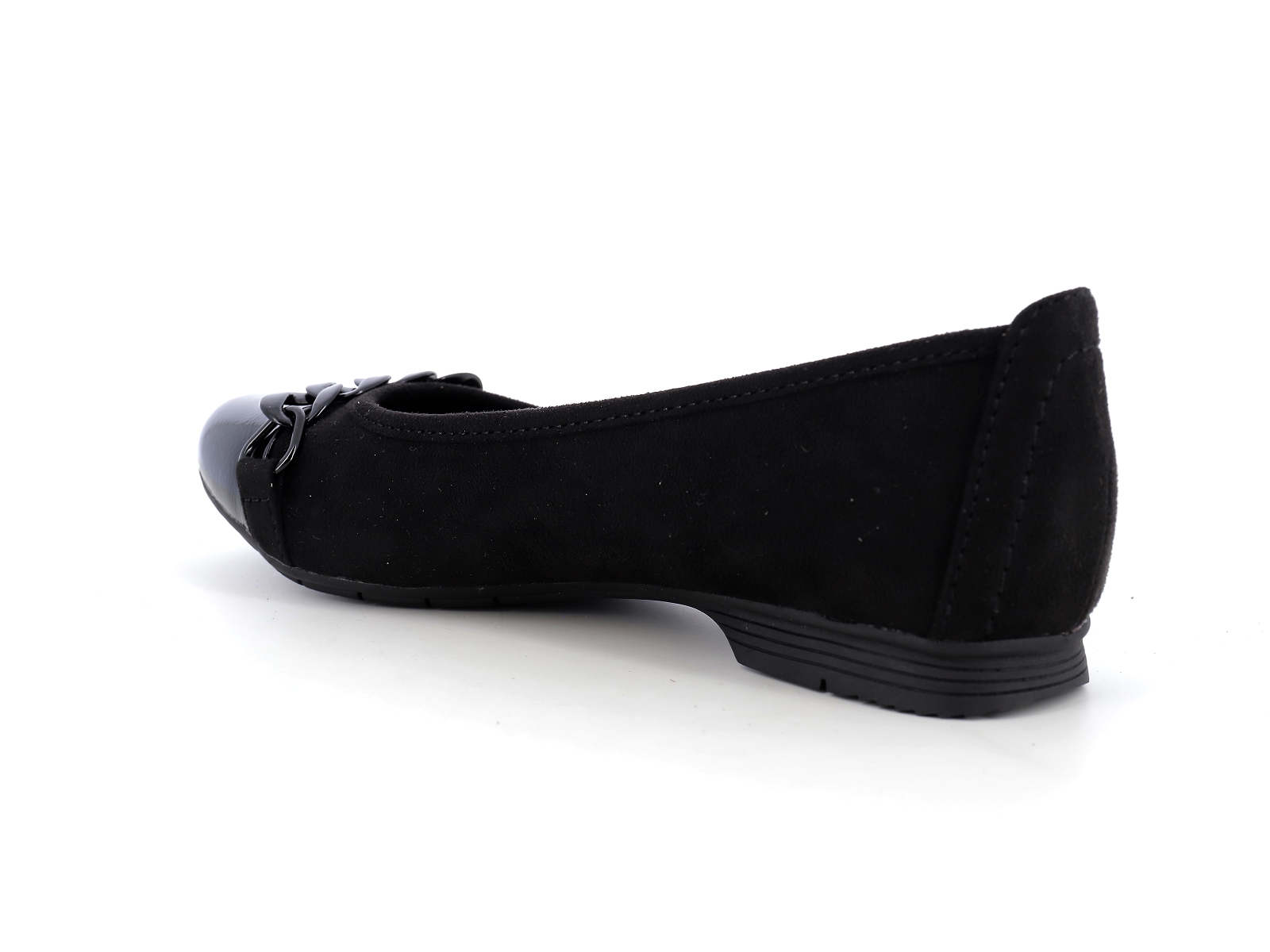 Jana  shoes-22165 Matières combinées Noir