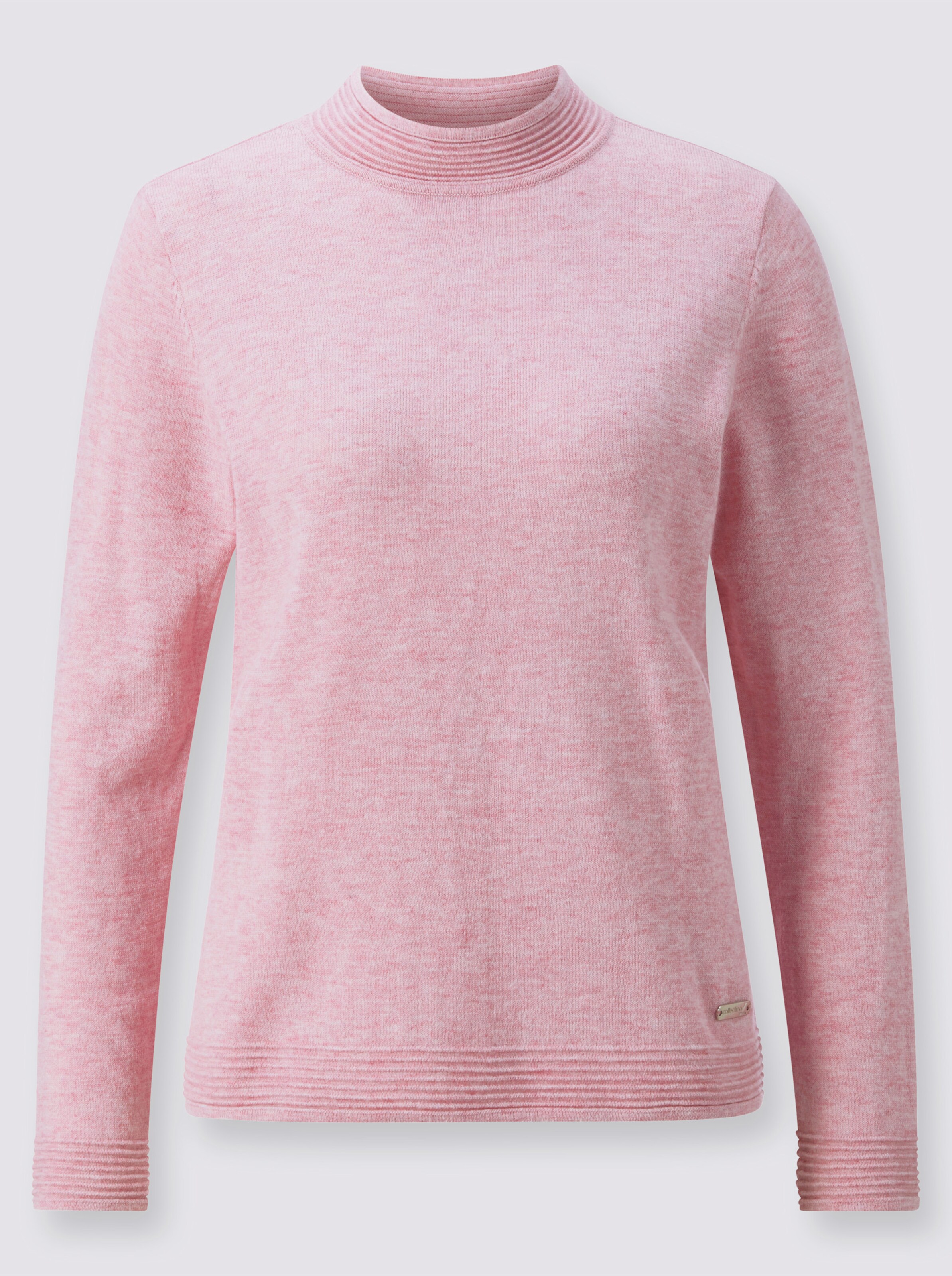 Stehkragen-Pullover