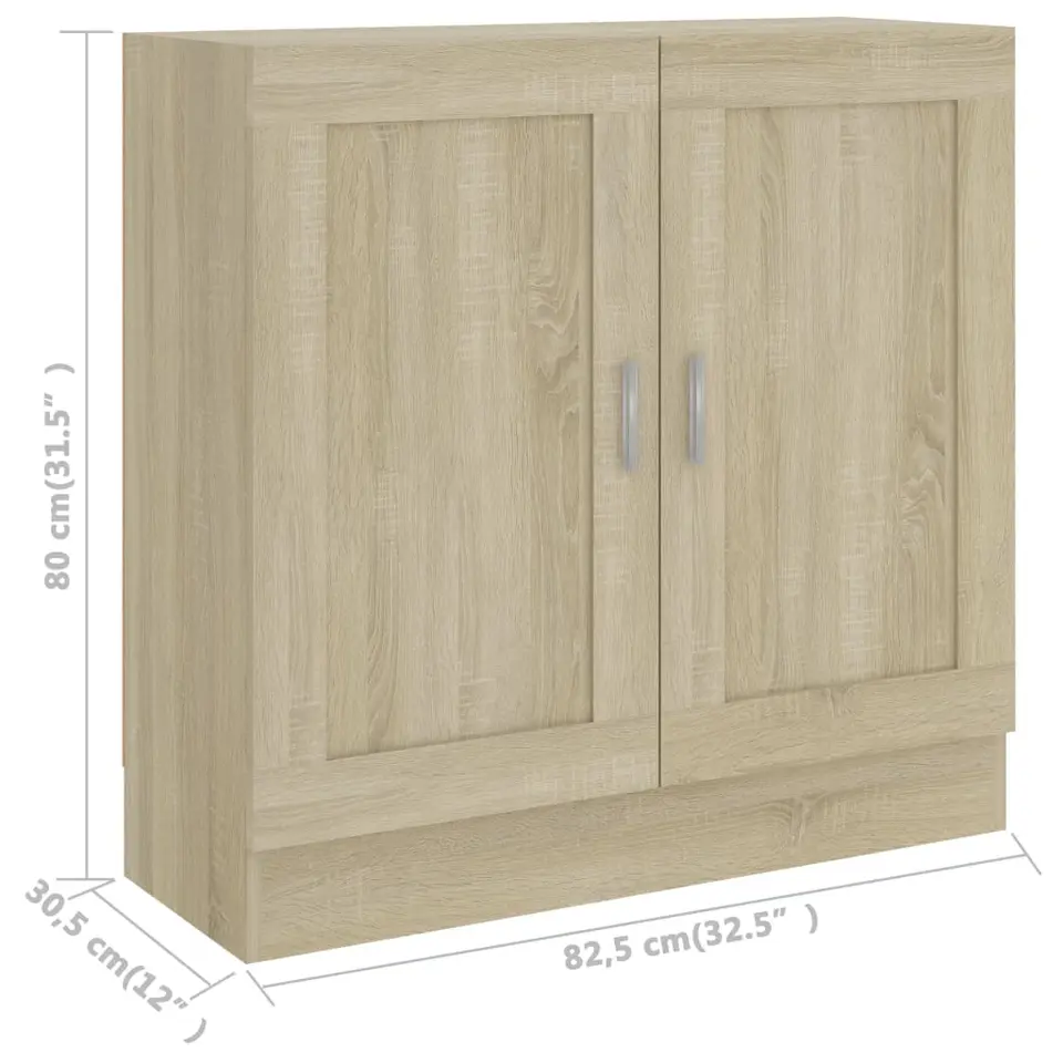 vidaXL - Boekenkast - Bruin - Bewerkt hout