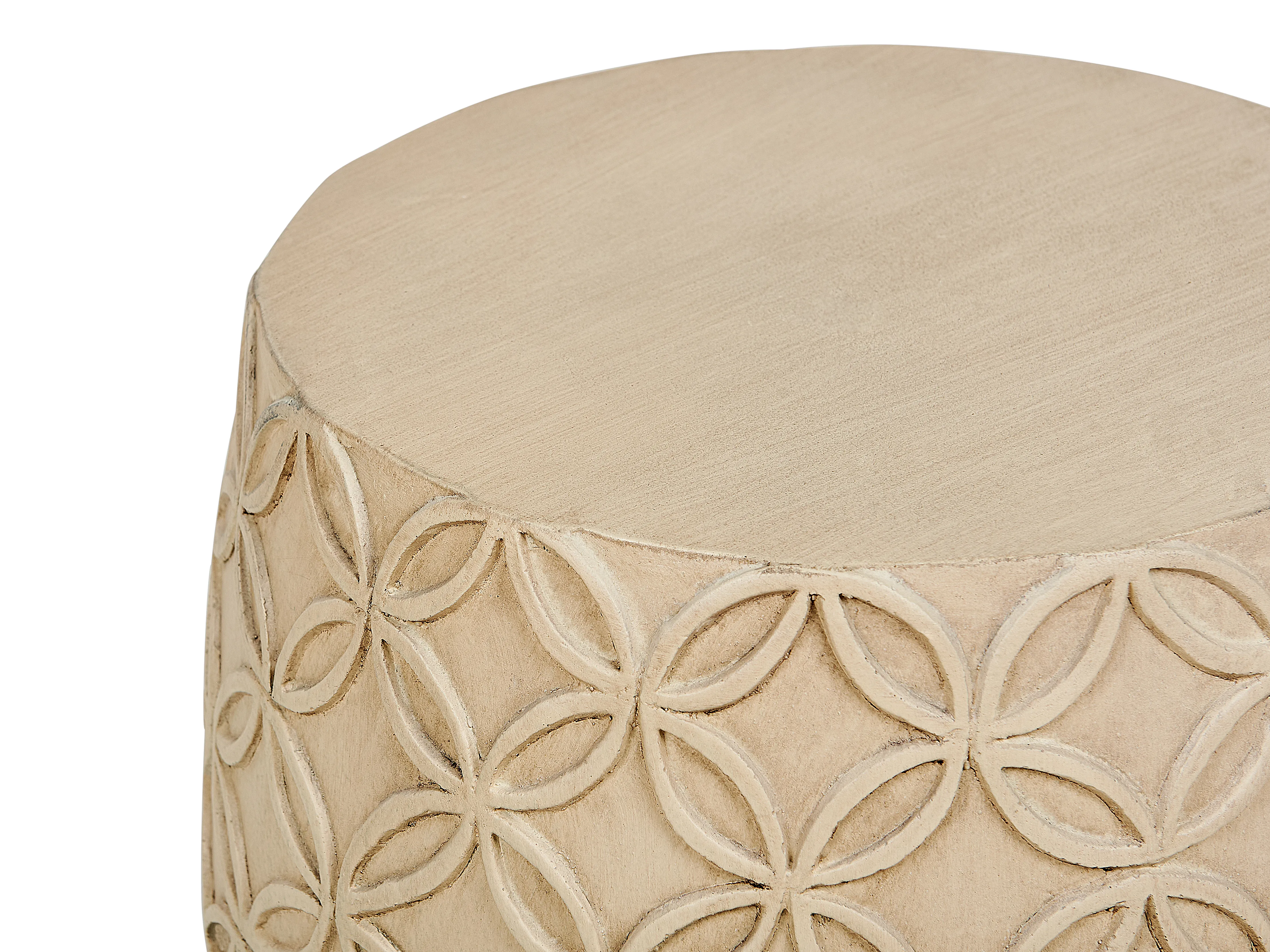 Bijzettafel ZOGNO 33 cm 33 cm Lichtbeige