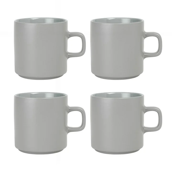 Blomus - Pilar Tassenset, mirage grau (4er-Set)