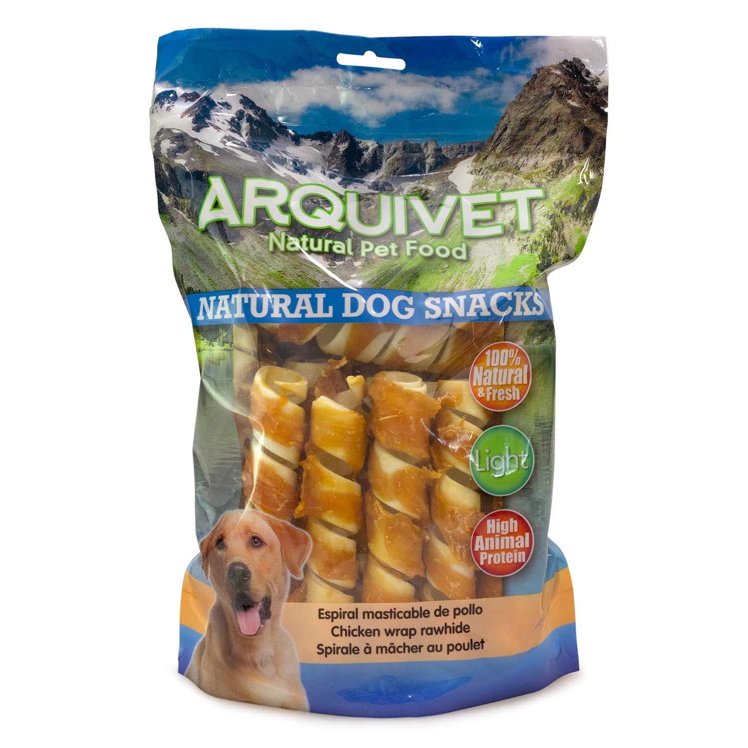 Espiral mastigável de frango - Petiscos naturais - 110g