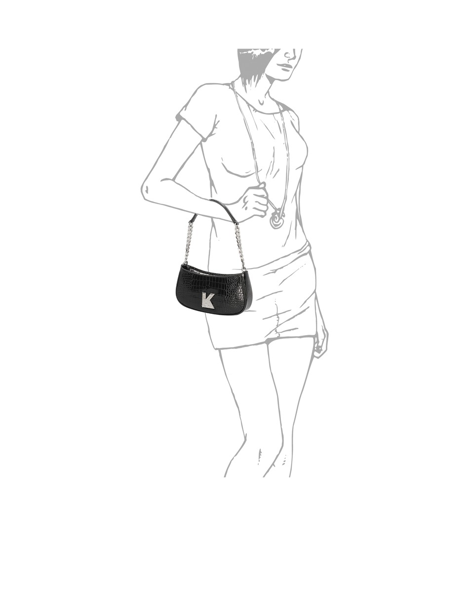 k/kameo shoulderbag croc