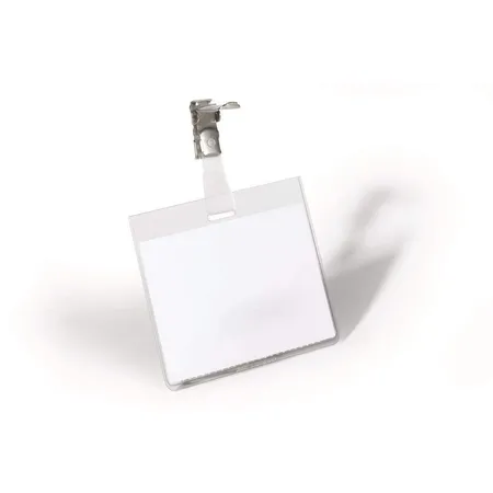 Durable 800319 Namensschilder mit Clip 60 x 90 mm, 25 Stück