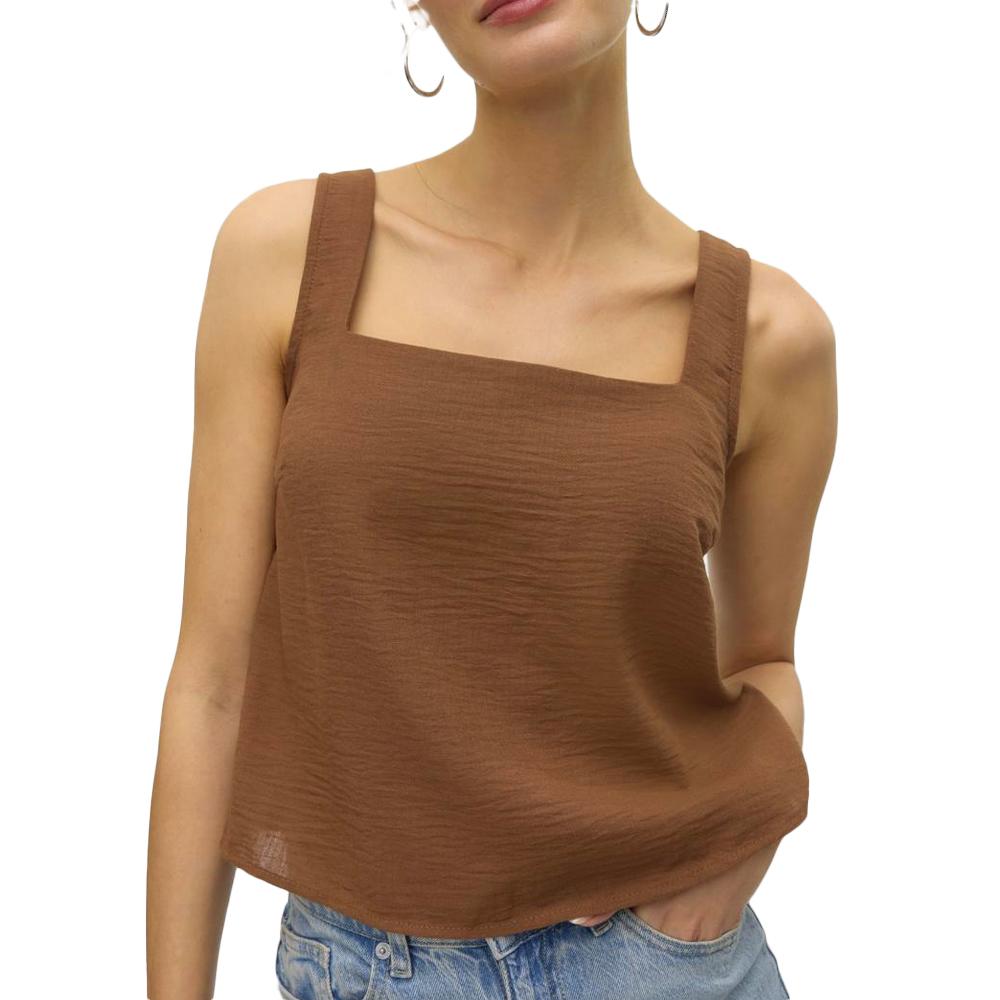 Vero Moda Top Marron Femme Vero Moda Kita