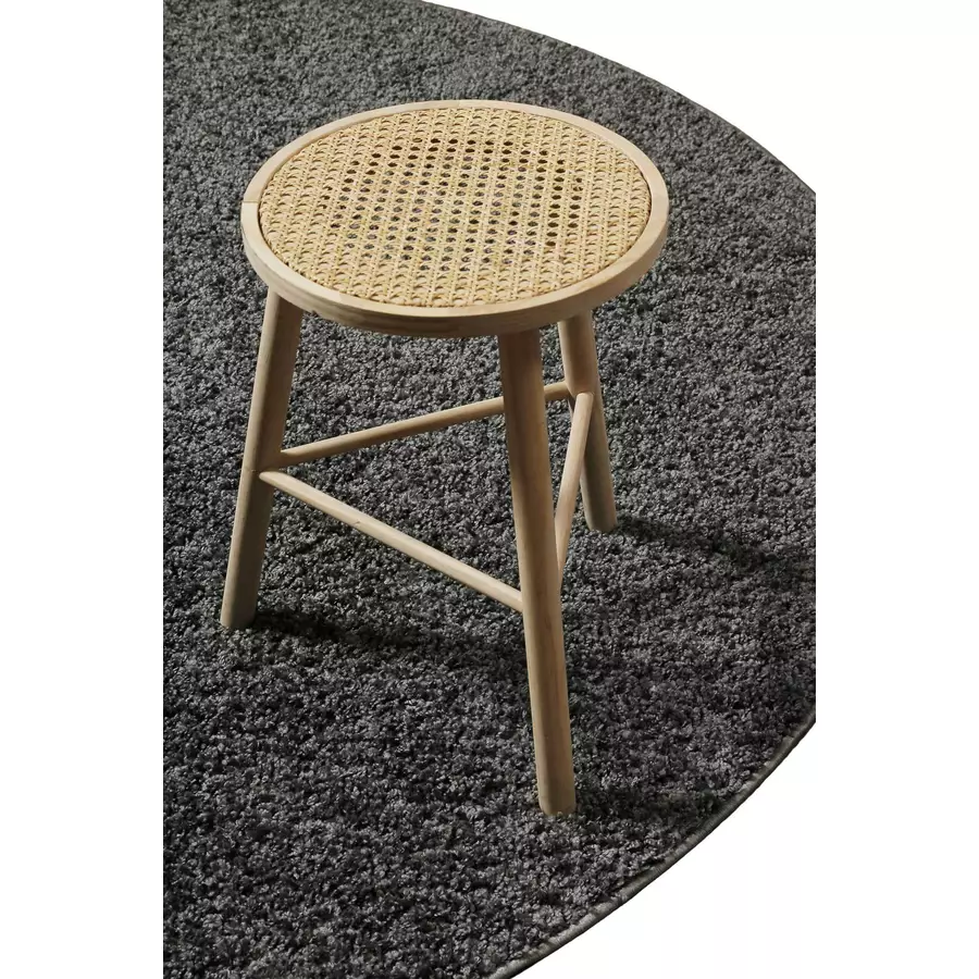 Wecon home basics Hochflorteppich Greta anthrazit grau