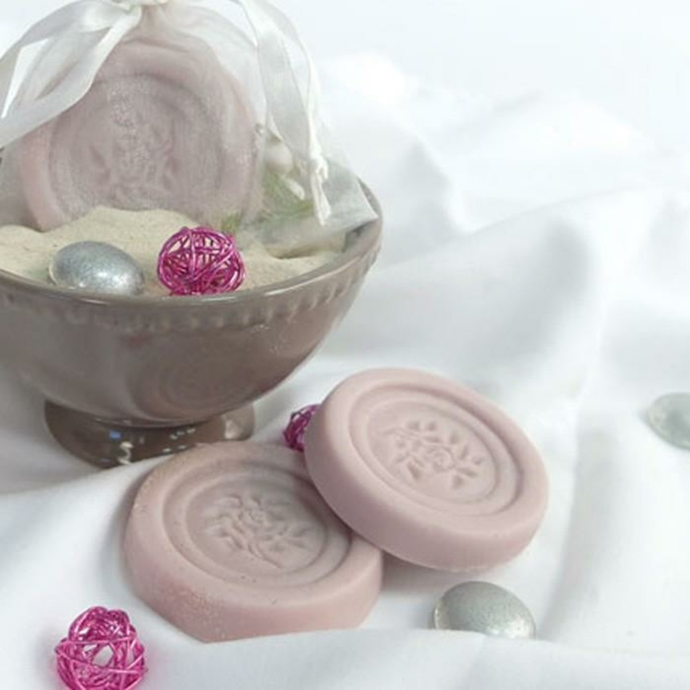 Moule à savon rose 5 x 5 cm