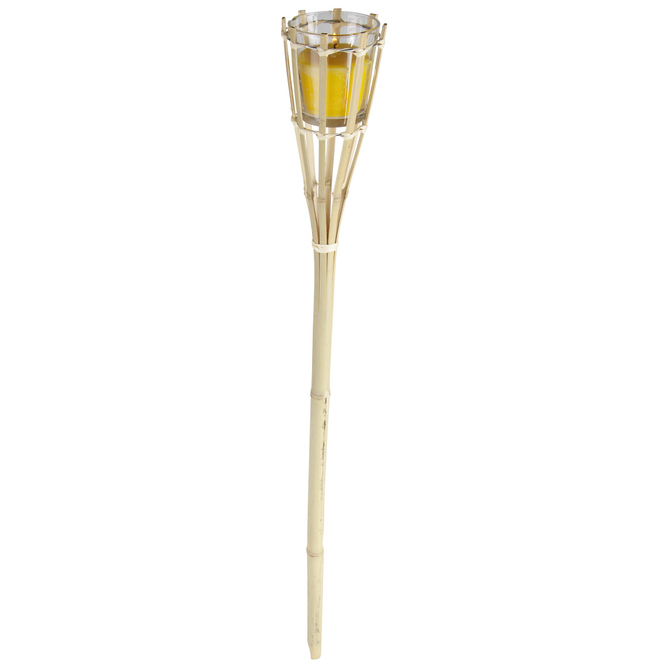 Gartenfackel - Citronella - aus Bambus - ca. 7,5 x 7,5 x 76 cm - 1 Stück