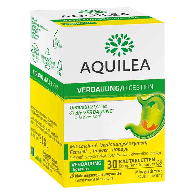 Aquilea Verdauung Kautabletten, 30 St