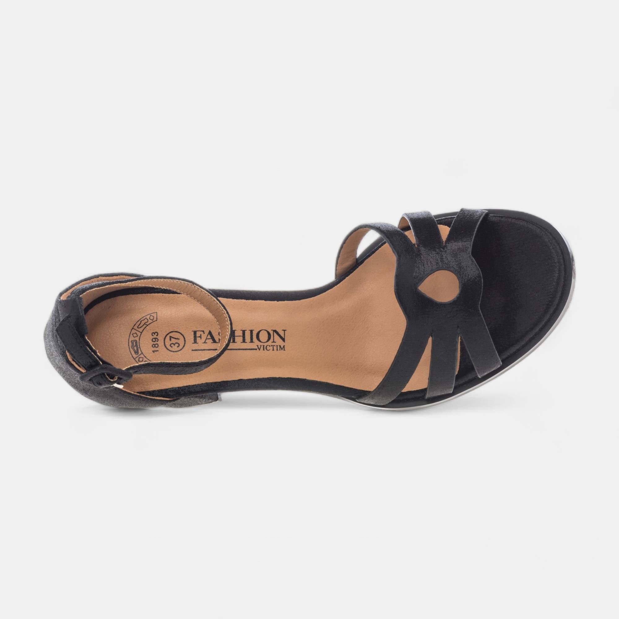 Nu-pieds à talon Femme noir