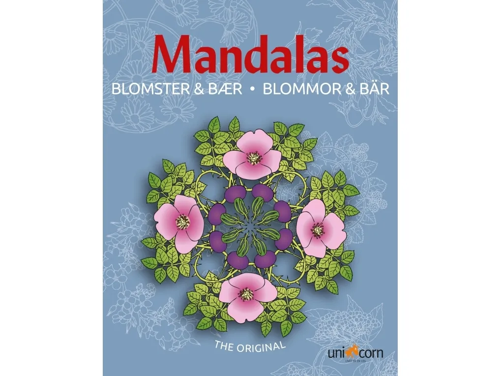 Mandalas med Blomster & Bær