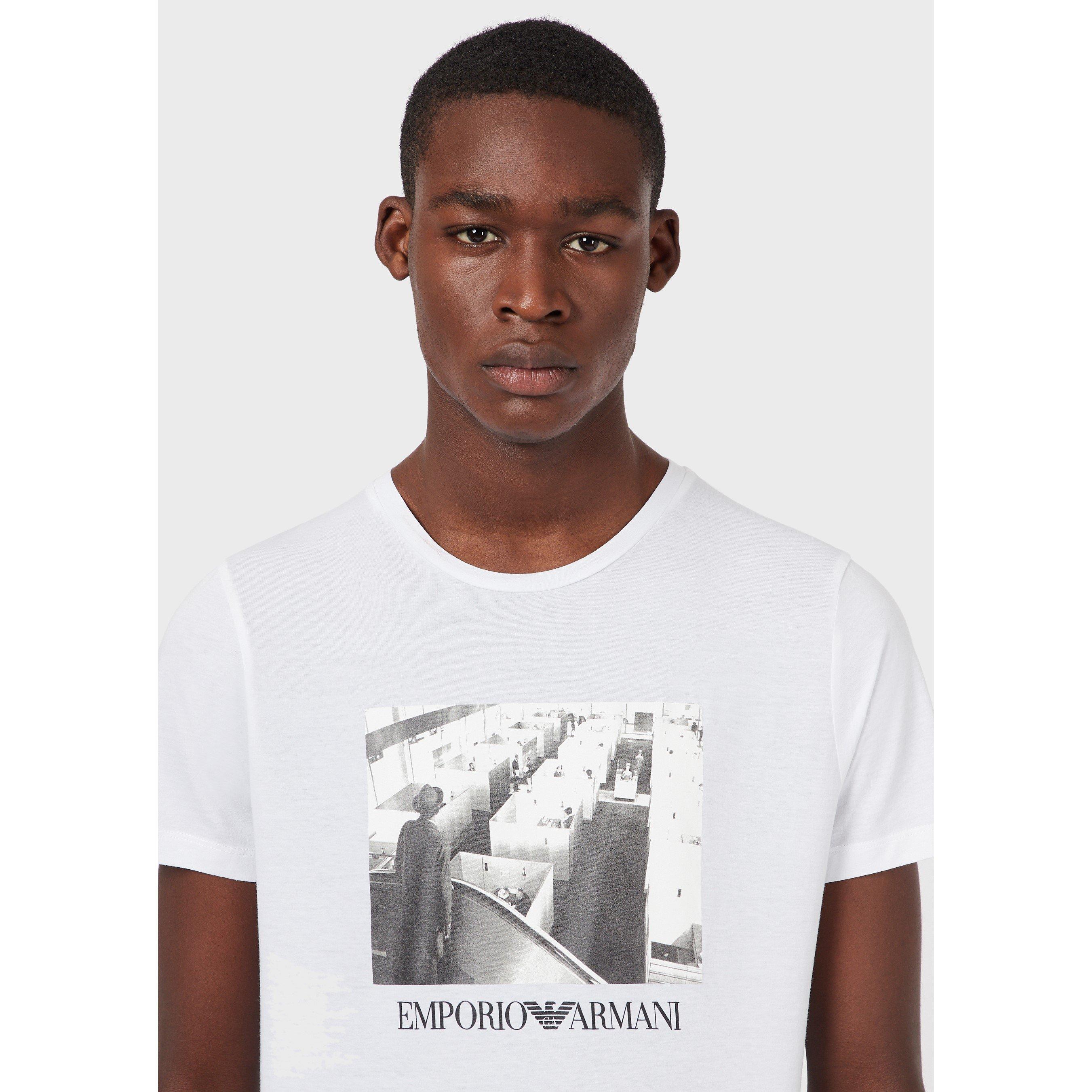 Emporio Armani Printed T Shirt
