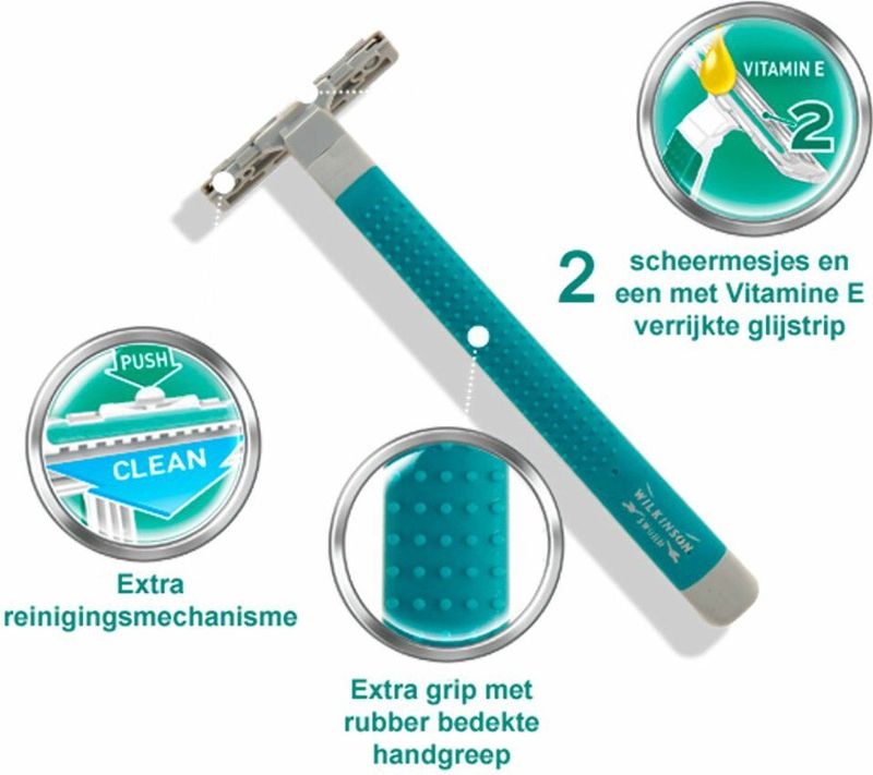Wilkinson Wegwerpscheermesjes Extra 2 Sensitive - 15 Stuks