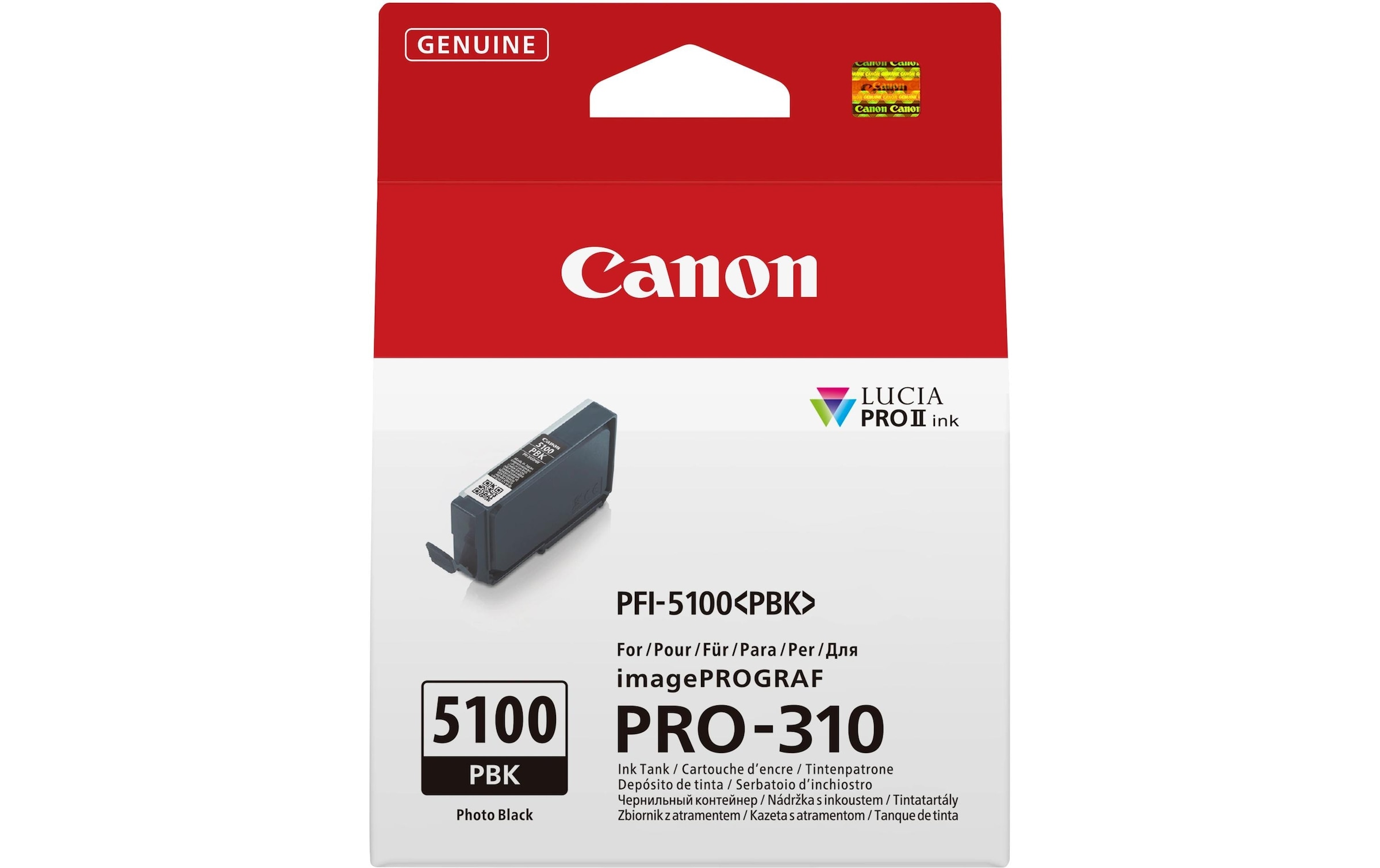 Canon Tintenpatrone »PFI-5100PBK Photo Black«