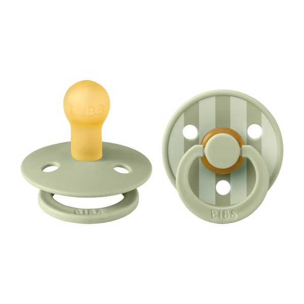 BiBs Studio Pin Fopspeen - 0-6 Mnd - 2 Stuks - Ivory Vanilla Mix
