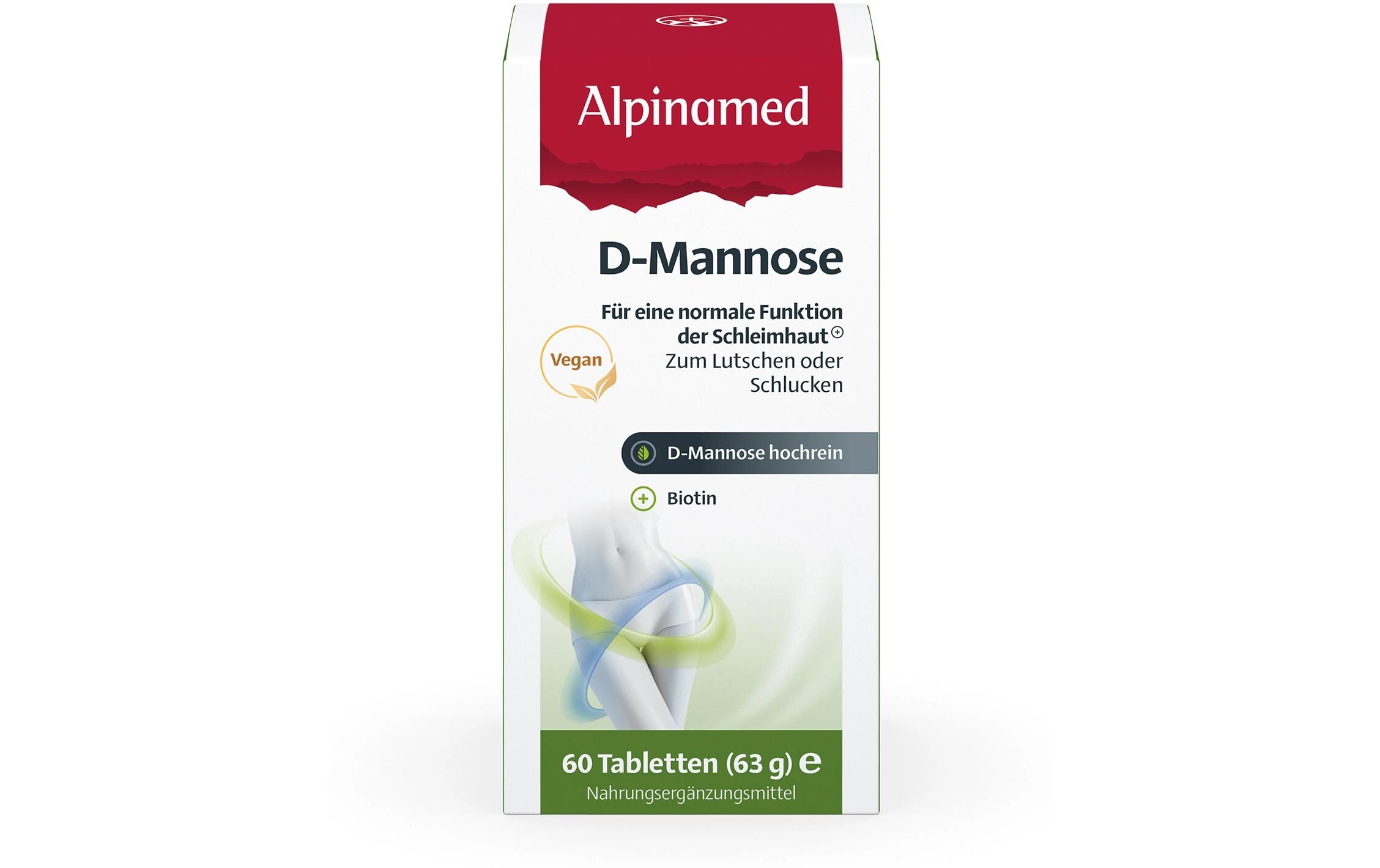 D- Mannose 60 TablettenVegane D-Mannose Tabletten