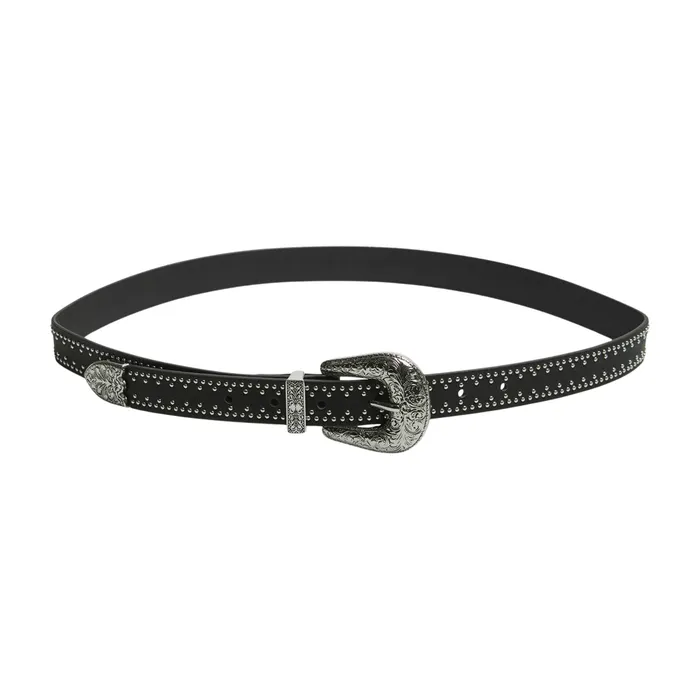 Pieces Studded Western Jeans Riem Dames
